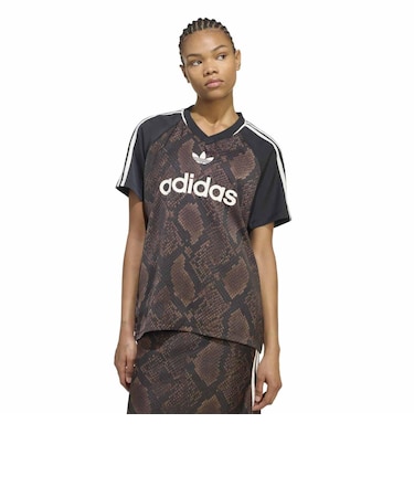 KX1898 W SNAKE SATIN SS JERSEY(GFX IN EARTH/ACOFF 716433-0001