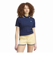 KR7059 W CABLE KNIT CALI TEE POLO NIGHTINDIGO 716414-0001
