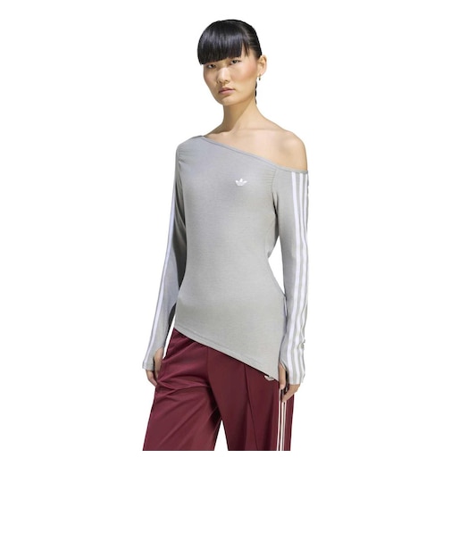 LE8311 W ASYMETRIC TOP(BADIGIRL) MGREYHEATHER 716542-0001