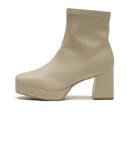 JE-52 STRETCH SHORT BOOTS 7.5 CREAM 719996-0003