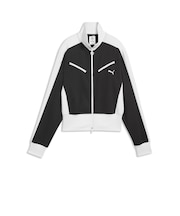 639019 W T7 RETRO TRACK JACKET 01BK/WH 717907-0001