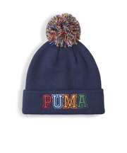 027411 K POM POM MID CROWN BEANIE JR 01NAVY 719885-0001