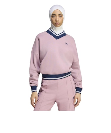 KS7369　W ENGINEER RIB CREW　*MAGI/NIGH/GREY　715703-0001