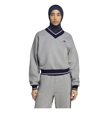 KS7368　W ENGINEER RIB CREW　*MGRY/GRY/NIGHT　715702-0001