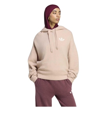 KR9159 W ESS KNIT HOODIE WONDERTAUPE 716426-0001
