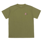 226-043005 TIDELINE PHOTO T/C LOOSE TEE OLIVE 715172-0002