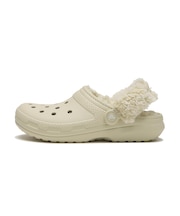211396-2Y2 CLASSIC FLEECE LINED CLOG BONE 715649-0001