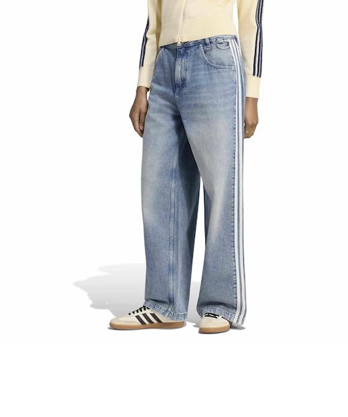 LH1952　W ADILENIUM BAGGY DENIM PANTS　BLUE　717732-0001