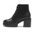 W8037　GL 6HOLE LACE UP 8　BLACK　715021-0001