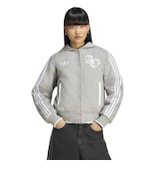 KR6513 W CHEER JACKET MGREY/WHITE 716403-0001