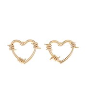 HEART MOTIF HOOP ピアス