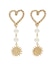 SUNNY MOTIF HEART CATCH ピアス