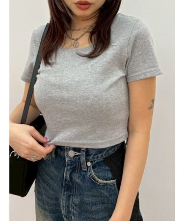BASICシンプルショートTシャツ