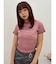 MOON BABE ロゴクロップドTシャツ