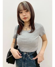 BASICシンプルショートTシャツ