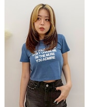 バックオープンクロップドＴシャツ
