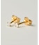 [ セカンドピアス] K18ダイヤモンドピアス0. 08ct