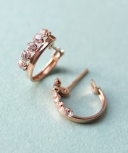 キュービックフープピアス( PG)