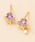 [ 誕生花ジュエリー] 6月アジサイピアス
