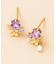 [ 誕生花ジュエリー] 6月アジサイピアス