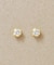 [ セカンドピアス] K18ダイヤモンドピアス0. 16ct( YG)