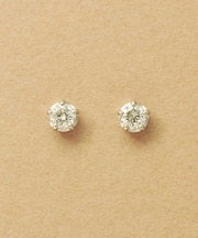 [ セカンドピアス] Pt ダイヤモンドピアス0. 26ct