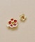 [ 誕生花ジュエリー]11月ツバキピアス