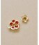 [ 誕生花ジュエリー]11月ツバキピアス