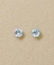 [ セカンドピアス] Pt ブルートパーズピアス