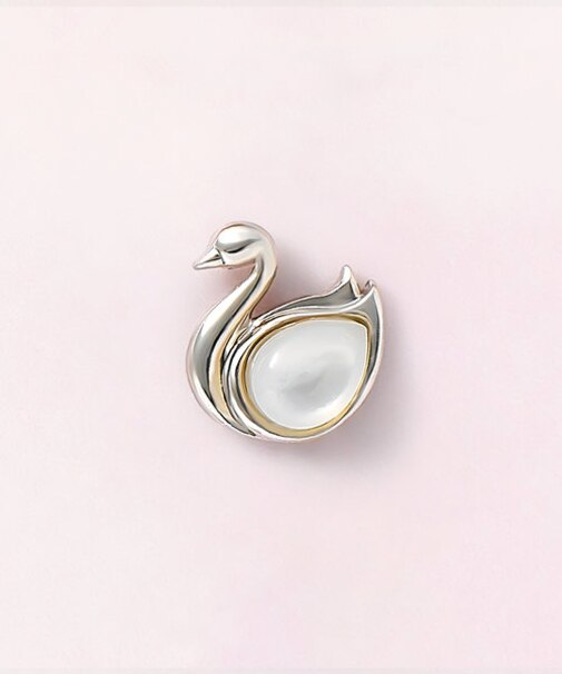 【 Solo Pierce】K14・K10 スワンハーフピアス