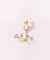 【 Solo　Pierce】K18・K10  クレマチスハーフピアス