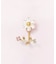 【 Solo　Pierce】K18・K10  クレマチスハーフピアス