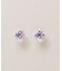 [ セカンドピアス] Pt リリィカットアメジストピアス