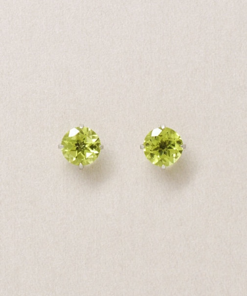 [ セカンドピアス] Pt ペリドットピアス