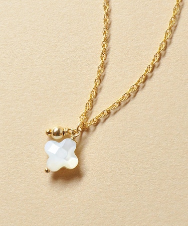 【WEB・一部店舗限定商品】GF ホワイトシェル フラワー ネックレス