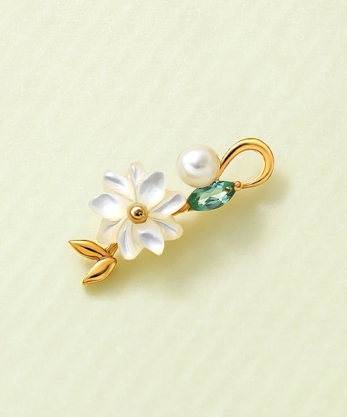 【 Solo Pierce】SV・K10 ジャスミンティーピアス