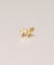 【 Solo Pierce】[ セカンドピアス] K18リボン ダイヤモンドハーフピアス
