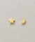 [ セカンドピアス] K18 ミニ月星ピアス