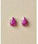 [ セカンドピアス]Ptルビー ドロップピアス