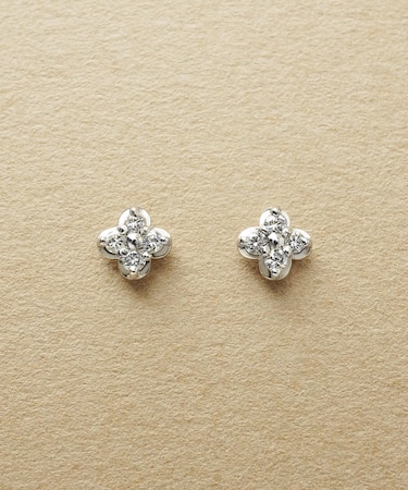 [ セカンドピアス] Pt ダイヤモンドピアス0.08ct