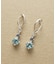 K14・K10 ブルートパーズ ダブルライン スイングピアス( WG)