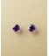 [ セカンドピアス]Pt アメジストピアス(4mm)