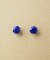 [ セカンドピアス]Pt ラピスラズリピアス(4mm)