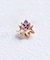 【 Solo Pierce】K18・K10 睡蓮 ハーフピアス