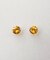 [ セカンドピアス]K18 シトリンピアス(4mm)