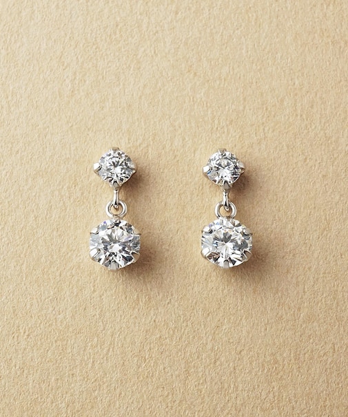 【Lively】K10 2石 スイングピアス( WG)