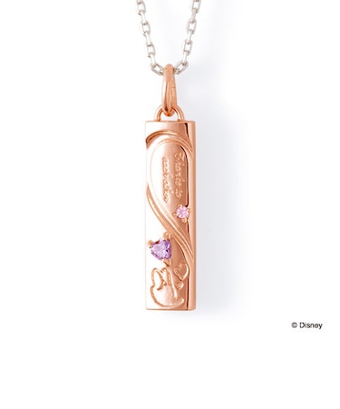 【Disney限定ジュエリーBOXでお届け】ディズニー ドナルド&デイジー / シルバー ペア ネックレス(レディス単品)