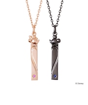 【Disney限定ジュエリーBOXでお届け】ディズニー ミッキー / シルバー ペアネックレス
