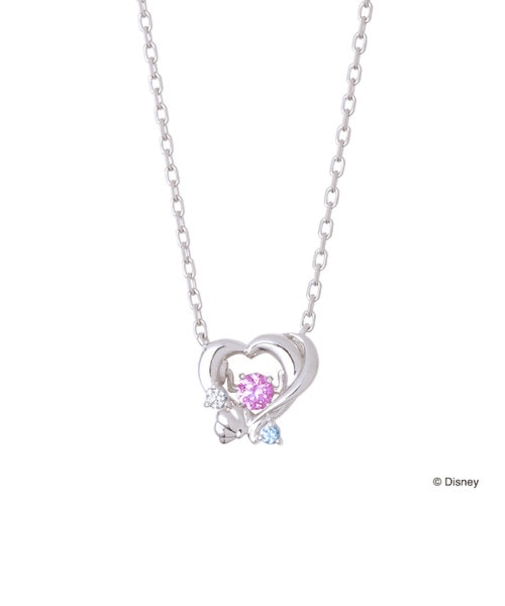【プリンセスメッセージカード&BOX付き?】ディズニープリンセス アリエル / シルバー ネックレス