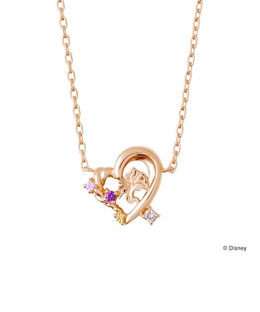 【プリンセスメッセージカード&BOX付き】ディズニープリンセス ラプンツェル / シルバー ネックレス
